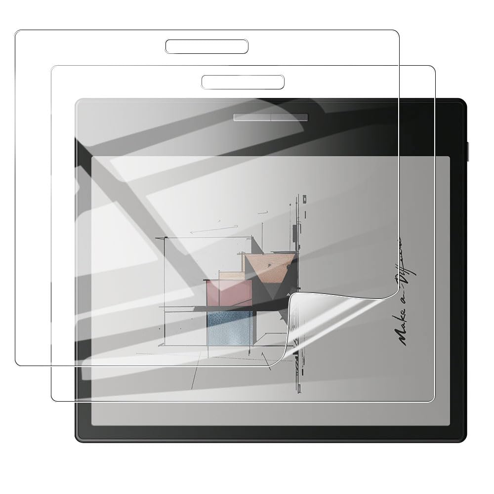 Amazon | 【2枚】Boox Go Color 7 フィルム【HVUYAL】 気泡防止 高度